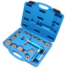 Universal Pneumatic Brake Caliper Rewind Tool Disc Air Back Piston Wind Back Spreader 16 pcs Kit