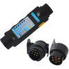 Electric Trailer Plug Socket Tester 7 13 Pin for Car Truck with Towing Electrical Adaptor