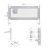 CCLIFE Bettgitter Bettschutzgitter 120 150 180 200cm Anti-Fall für Baby Kinder Babybettgitter Kinderbettgitter Sicherheitsschutz