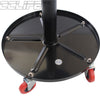 Garage Work Rolling Seat Car Workshop Mechanic Adjustable Stool With Tray 300LB