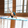 ZERRO Blue Air Track Tumbling Mat with Electric Pump