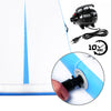 ZERRO Blue Air Track Tumbling Mat with Electric Pump