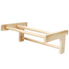 ZERRO Pull-Up Bar Hanging Bracket Wood Height Adjustable