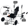 ZERRO Adjustable Multifunctional Weight Lifting Bench Home