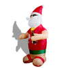 Self Inflating LED Santa with Beer