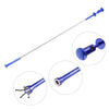 Telescopic Magnetic Pickup Tool with Long Reach Claw Inspection Mirror LED Light Pick up Grabber 7 pcs