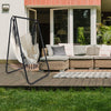 Hammock Chair Stand with Hanging Swing