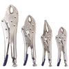 Locking Pliers Self Grip Plier Tool Set 125 150 180 250 mm 4 pcs