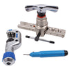 Universal Brake Pipe Tube Flaring Tool Kit Pipe Cutter Set 5-16mm