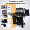 Gas Grill Barbecue 4+1 DE