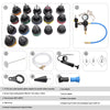 Universial Car Cooling System Kit Water Tank Leak Detector Radiator Pressure Vacuum Tester 28 pcs