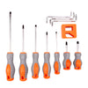 Magnetic Screwdriver Set Slotted & Phillips Offset Screwdrivers With Magnetizer 11 PCS