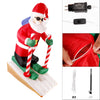 Self Inflating LED Santa on Ski