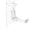 ZERRO Pull-Up Bar Hanging Bracket Wood Height Adjustable