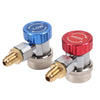 Adjustable AC R134A Quick Coupler Connector Adapter High Low 1/4"
