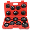 Oil Filter Wrench Oil filter Cup Removal Tool Set 15 pcs
