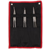 Extra Long Reach Nose Pliers Set 0-45-90° 3 pcs