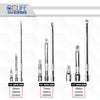 Wobble Extension Bar Adapter Joint Set | 1/4"+3/8"+1/2" 9 pcs
