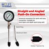 Petrol Engine Cylinder Pressure Compression Gauge Leakage Diagnostic Tester Tool Set 300PSI