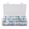 Hose Clamp Clips Assortment Galvanized 8-18 mm 135 pcs