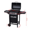 Gas BBQ Barbecue 2+1 Burners only for DE