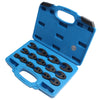 Cockerel Foot Spanner Socket Torque 1/2 Inch 3/8 Inch External Square Drive 8 - 24 mm 15 pcs