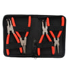 Circlip Pliers Set 175 mm Internal External Straight Bent 4 pcs