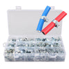 Hose Clamp Clips Assortment Galvanized 8-18 mm 135 pcs