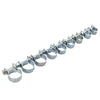 Hose Clamp Clips Assortment Galvanized 8-18 mm 135 pcs