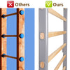 ZERRO Swedish Ladder Wall Bars Wooden Metall