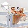 CCLIFE Bettgitter Bettschutzgitter 120 150 180 200cm Anti-Fall für Baby Kinder Babybettgitter Kinderbettgitter Sicherheitsschutz