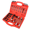 Universal Alternator Freewheel Removal Tool Clutch Pulley Socket Spline Set 30 pcs