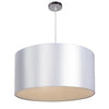 Ceiling Light ø 40 cm Barrel Silver