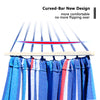 Hammock Foldable Steel Frame Blue&White