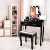 Dressing Table Modern with Rectangle LED Light -017