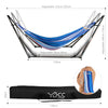 Hammock Foldable Steel Frame Blue&White