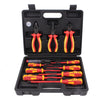 Combination VDE Screwdriver and Pliers Set Slotted Phillips 11 pieces