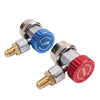 Adjustable AC R134A Quick Coupler Connector Adapter High Low 1/4"