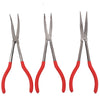 Extra Long Reach Nose Pliers Set 0-45-90° 3 pcs
