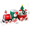 Inflatable Santa Claus LED Train Waterproof