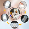 Dressing Table Modern with Rectangle LED Light -017