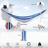 Hammock Beige Blue Green Rainbow