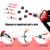 Professional Hand Blind Rivet Nut Tool Riveter Gun Kit with 150 Rivets M5 M6 M8 M10 M12 (30 pieces each)