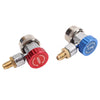 Adjustable AC R134A Quick Coupler Connector Adapter High Low 1/4"
