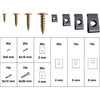 Isolators Fender Bolts Nuts Body Sheet Metal Assortment 170 TLG CAR