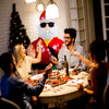 Self Inflating LED Santa with Beer