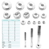 Aluminum Bearing Race and Seal Driver Bush Installation Press Tool Kit 17 pcs