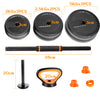 ZERRO Multifunctional Adjustable Weights Dumbbells & Kettle Set