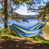Hammock Beige Blue Green Rainbow