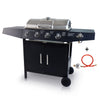 Gas Grill Barbecue 4+1 DE